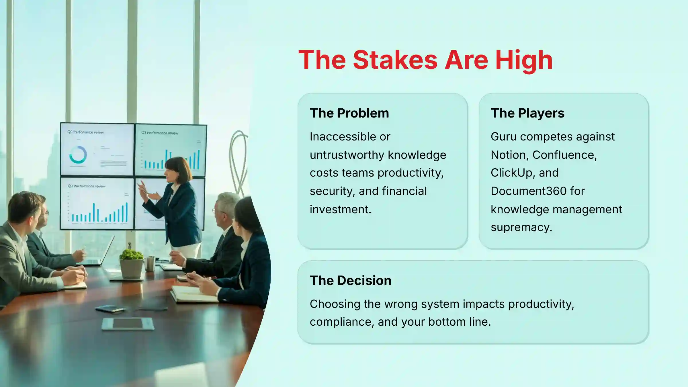 The Stakes Are High for Knowledge Management