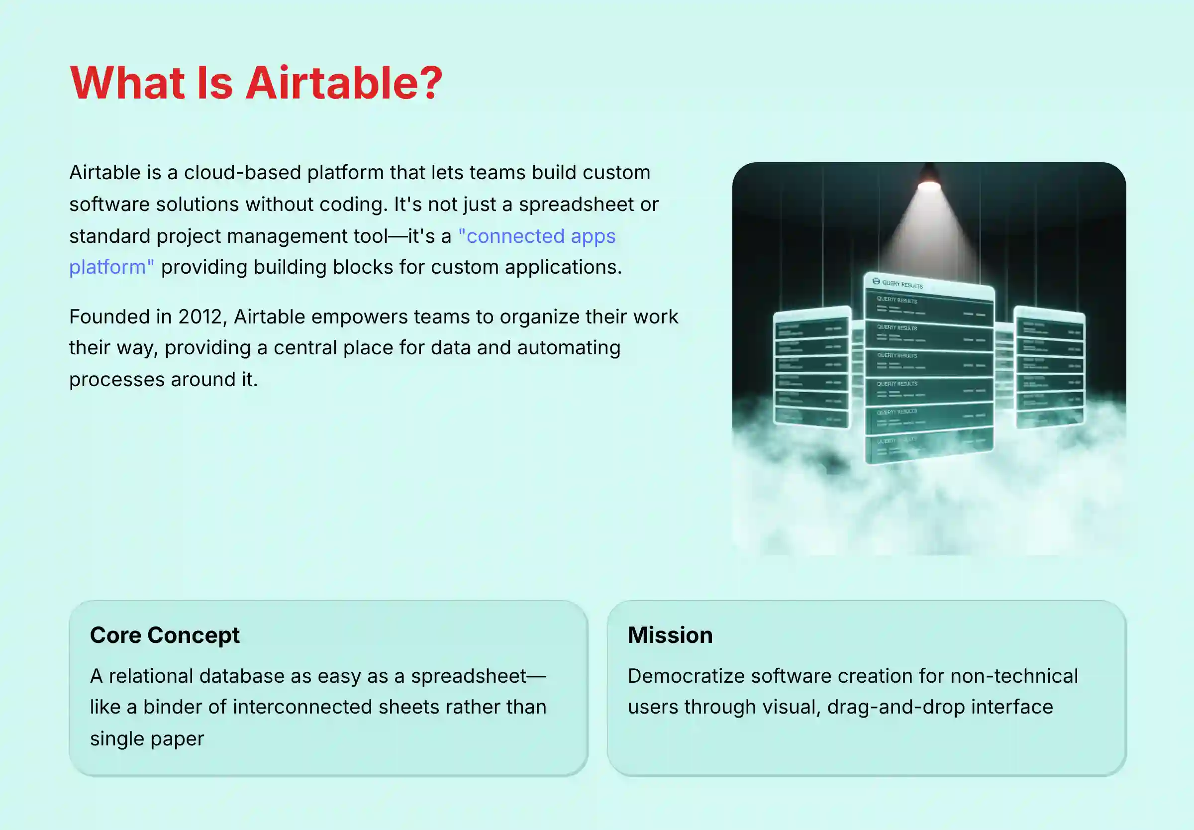 What is Airtable - Connected Apps Platform Overview