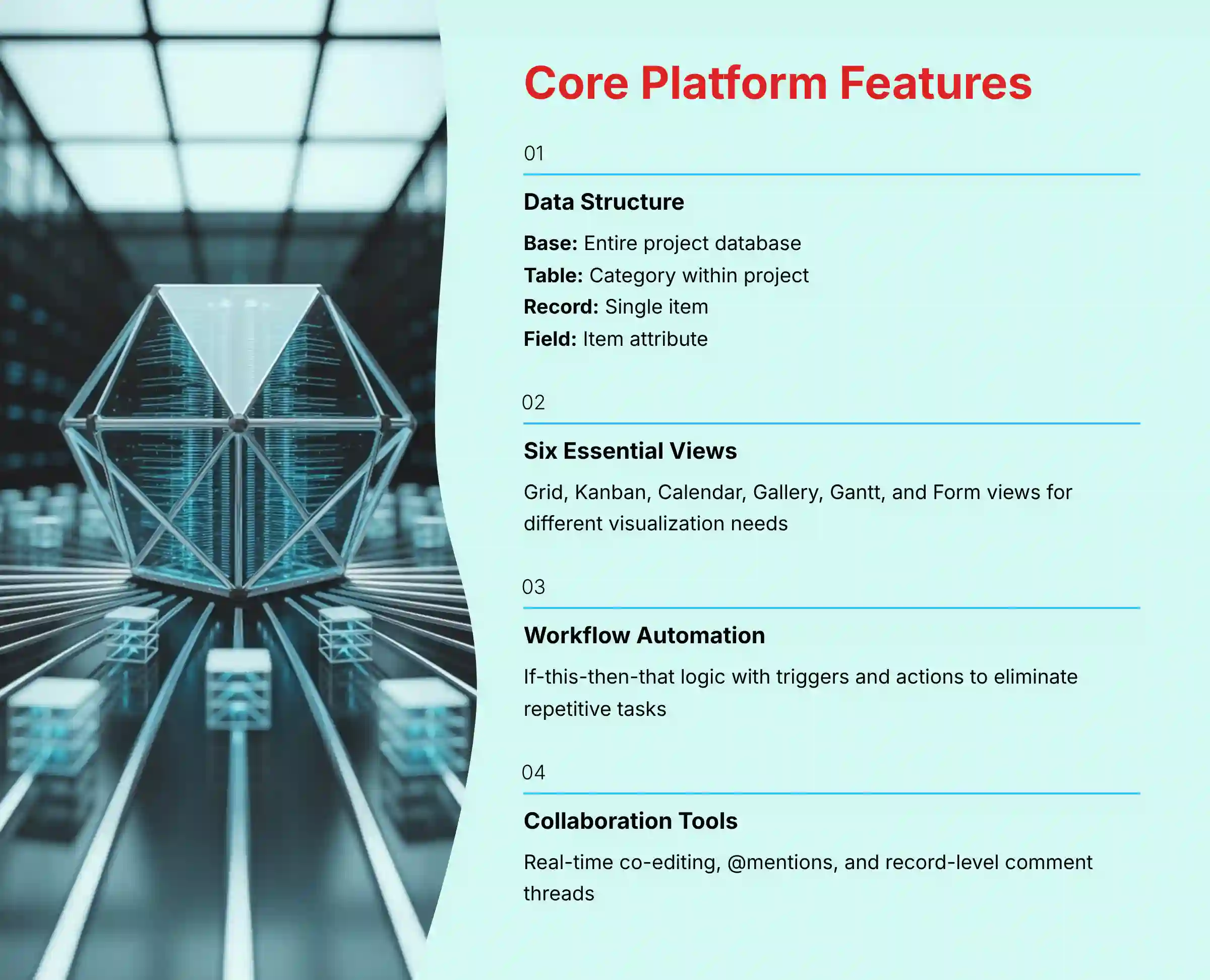 Airtable Core Platform Features and Building Blocks