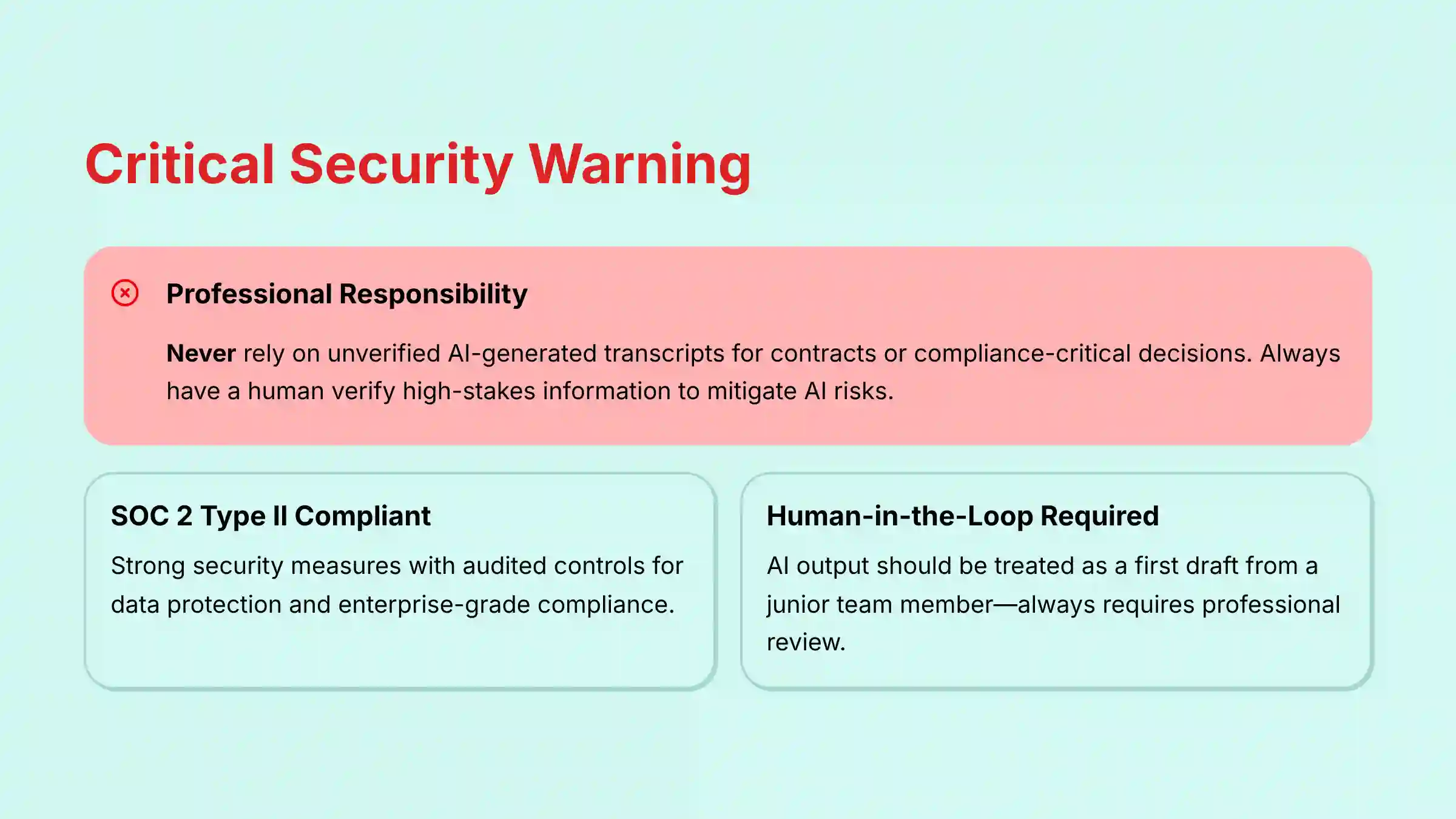 Critical Security Warning for AI Transcription