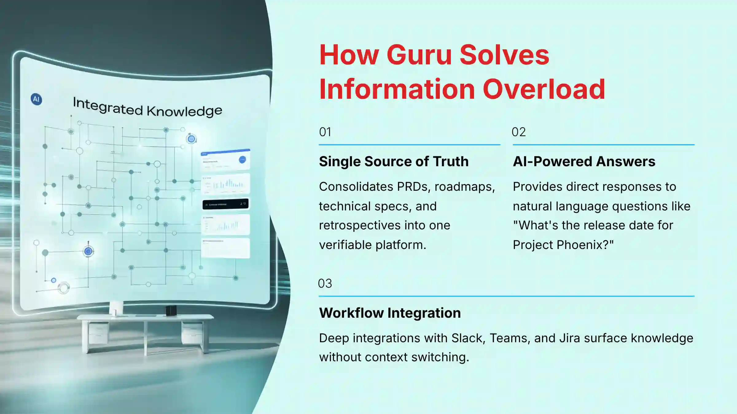 How Guru Solves Information Overload