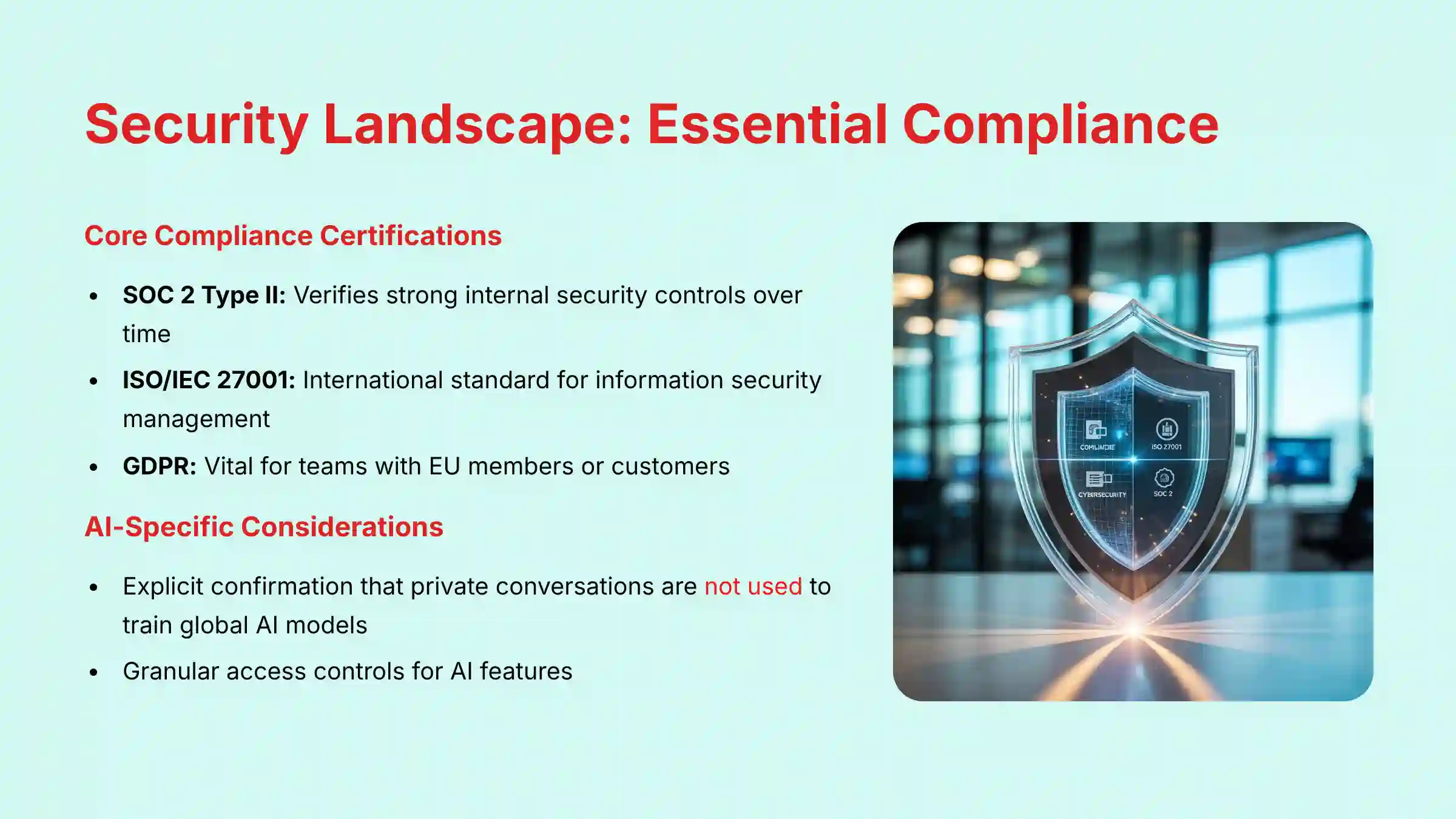 Security Landscape - Essential Compliance