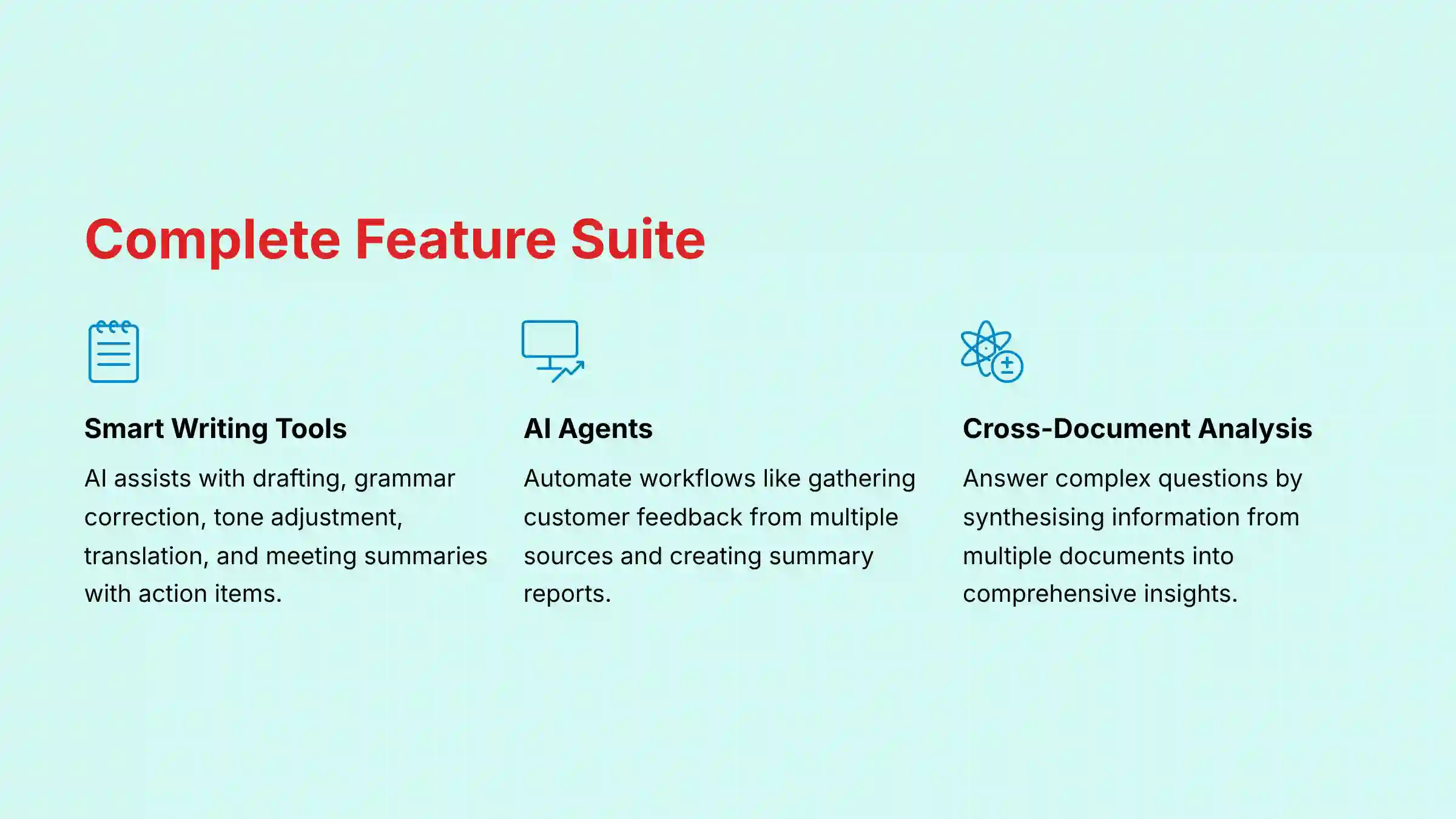 Complete Feature Suite