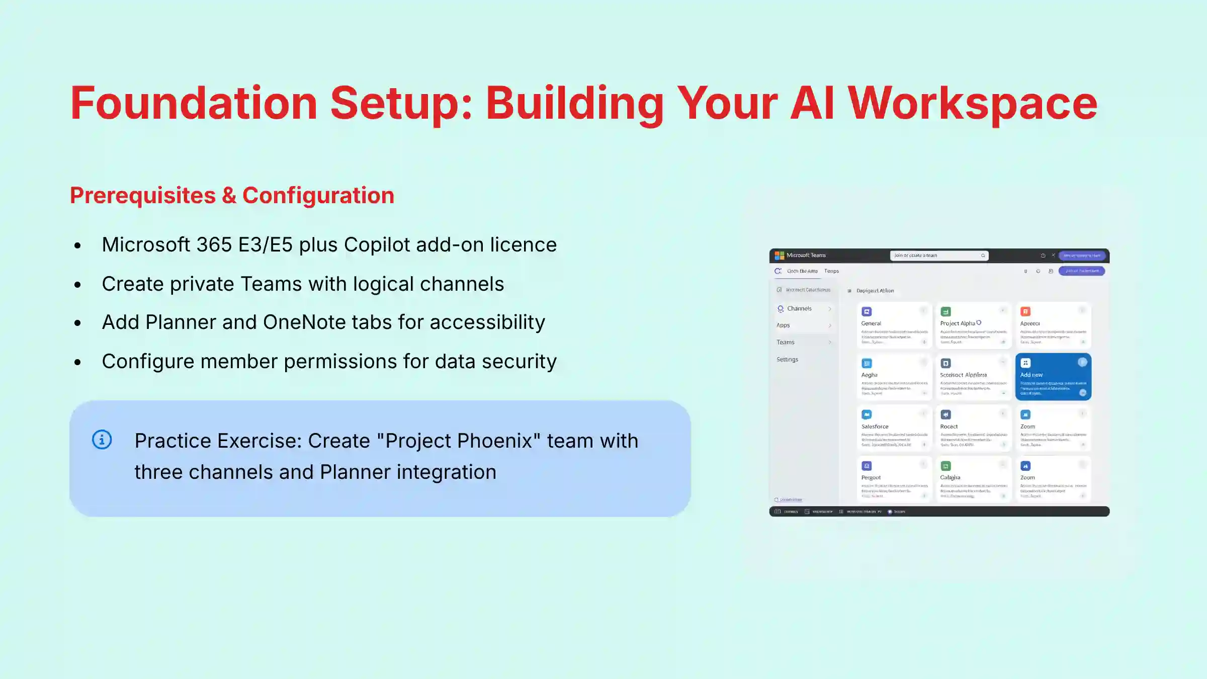 Foundation Setup - Building Your AI Workspace with Microsoft Teams and Copilot