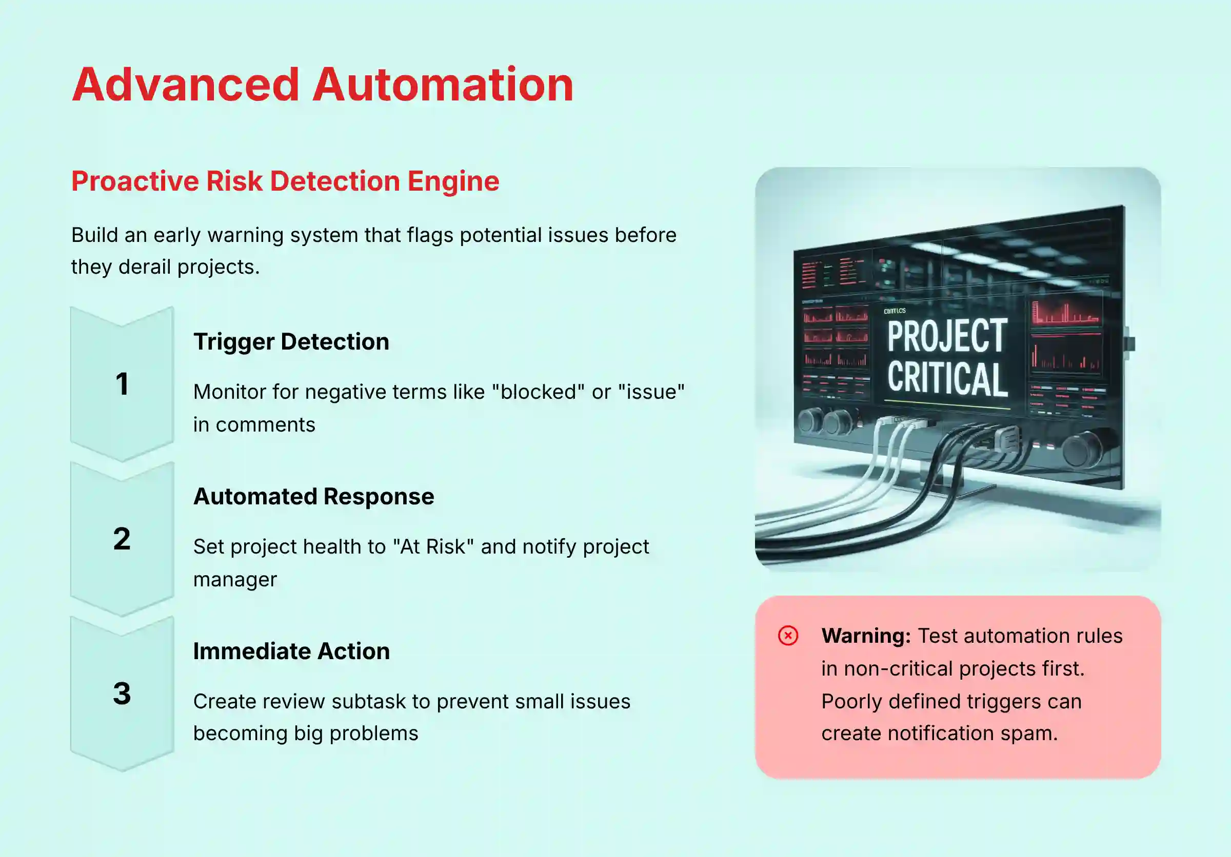Advanced Automation capabilities in Asana Intelligence