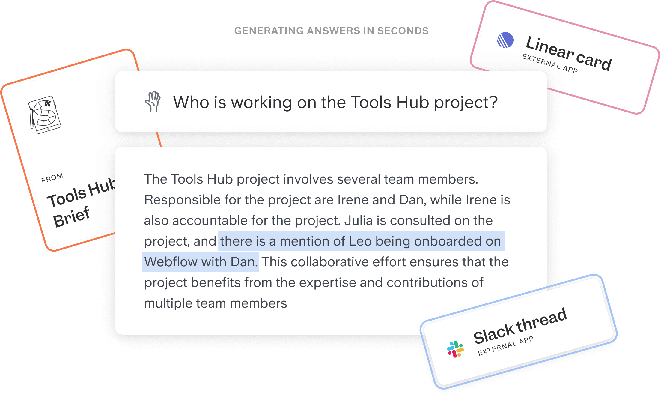 Slite AI Assistant Ask feature interface