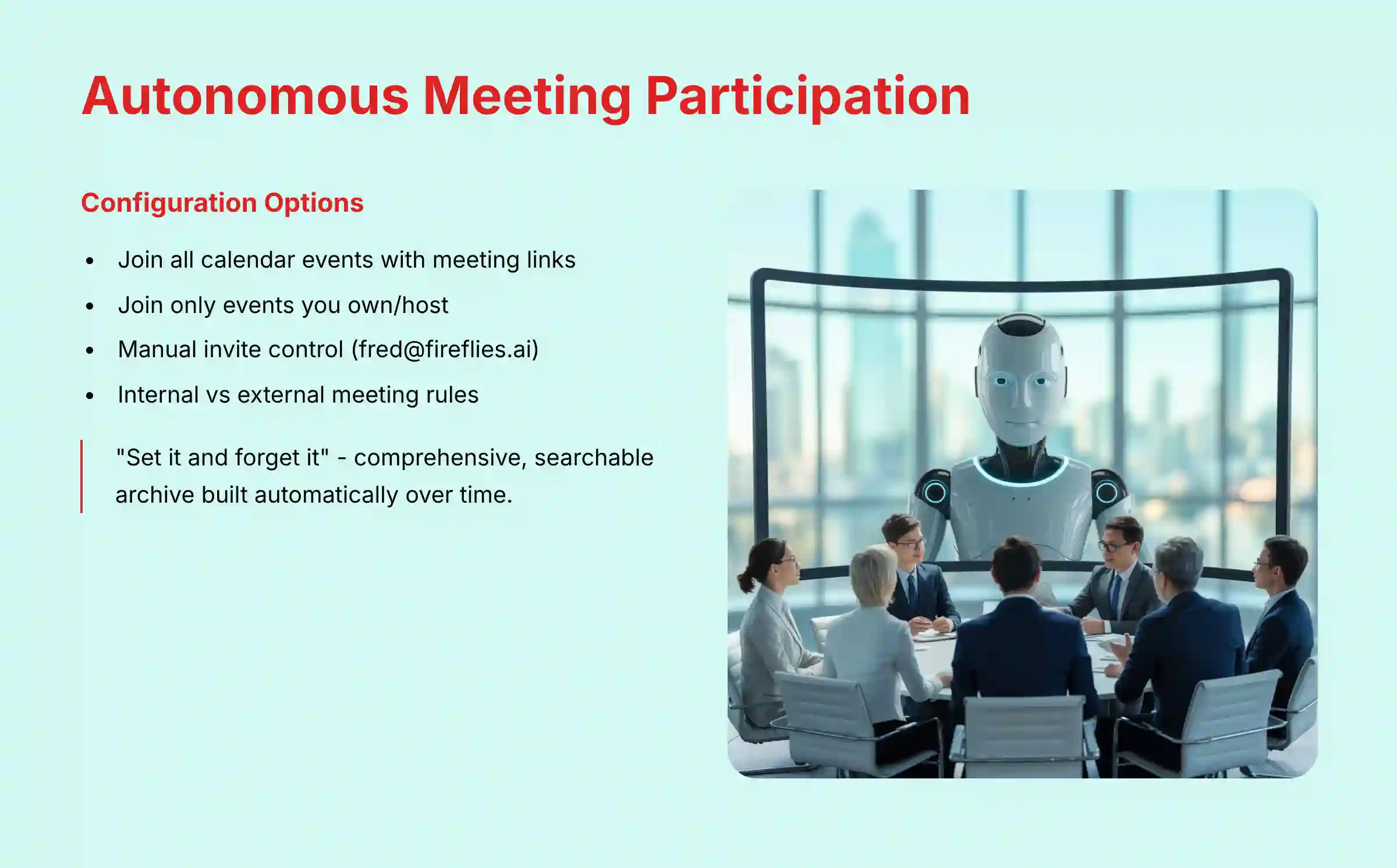 Autonomous Meeting Participation