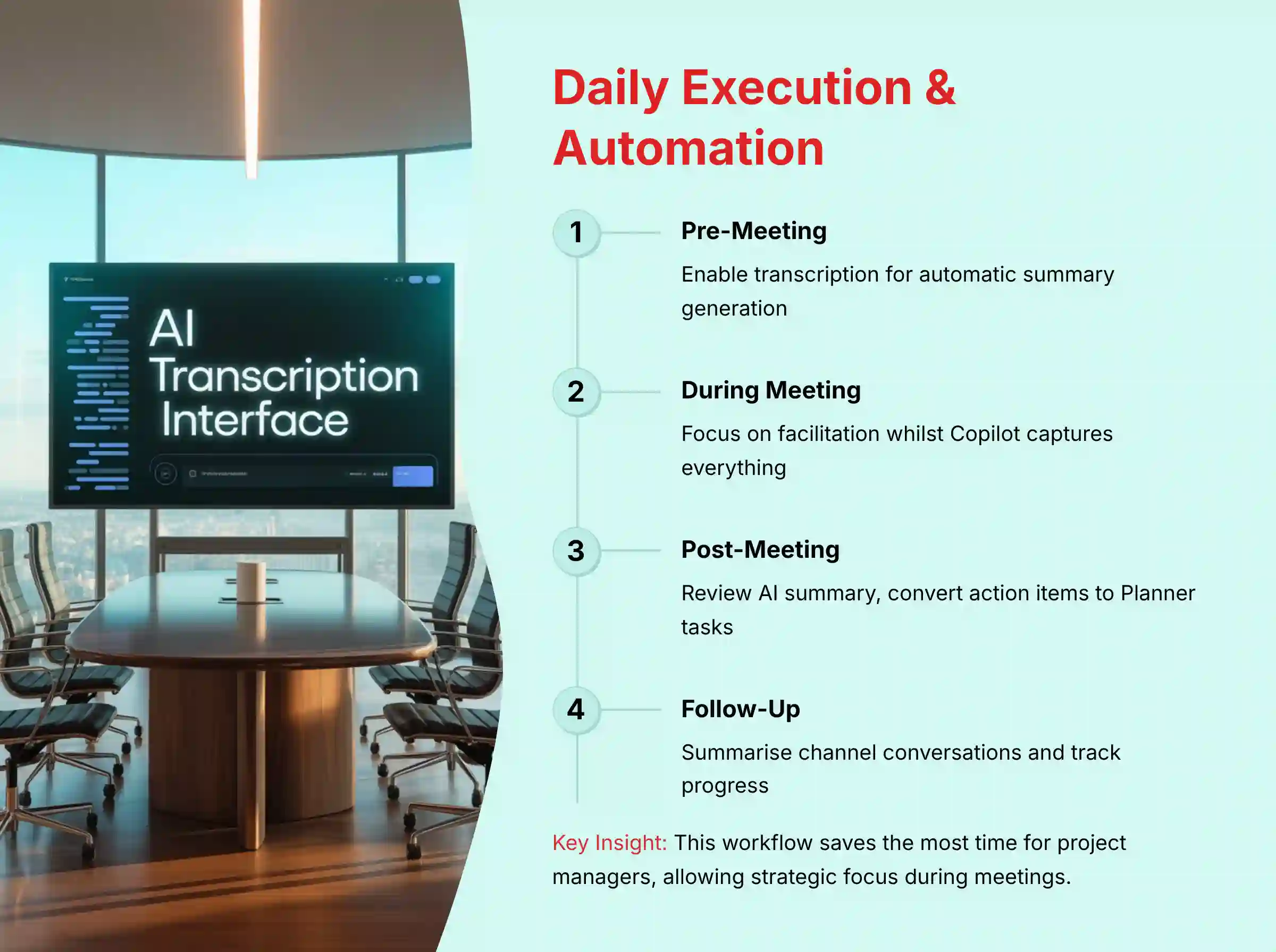 Daily Execution and Automation Workflows with Microsoft Teams Copilot