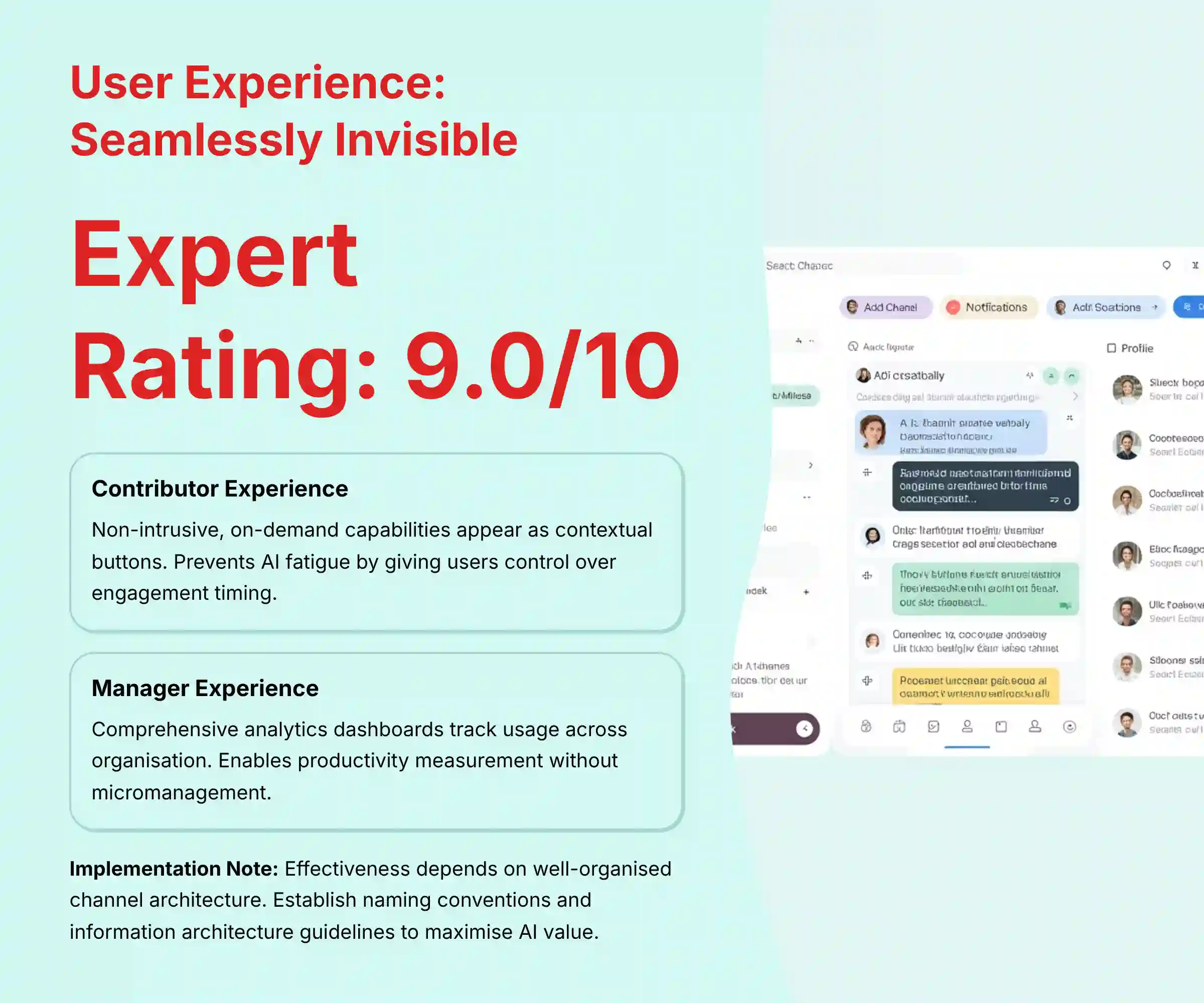 User Experience - Seamlessly Invisible