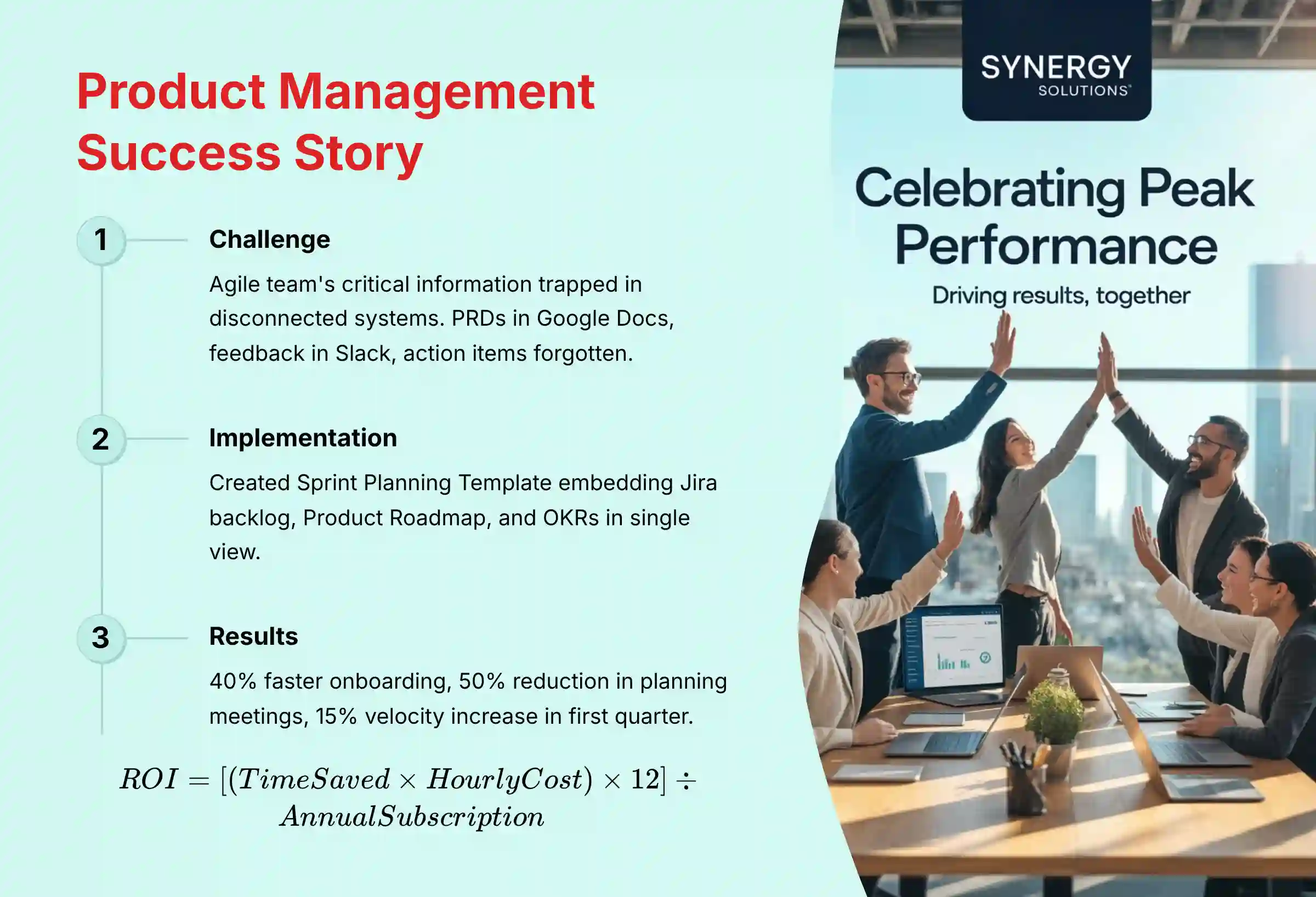 Product Management Success Story - PRD Lifecycle in Slite