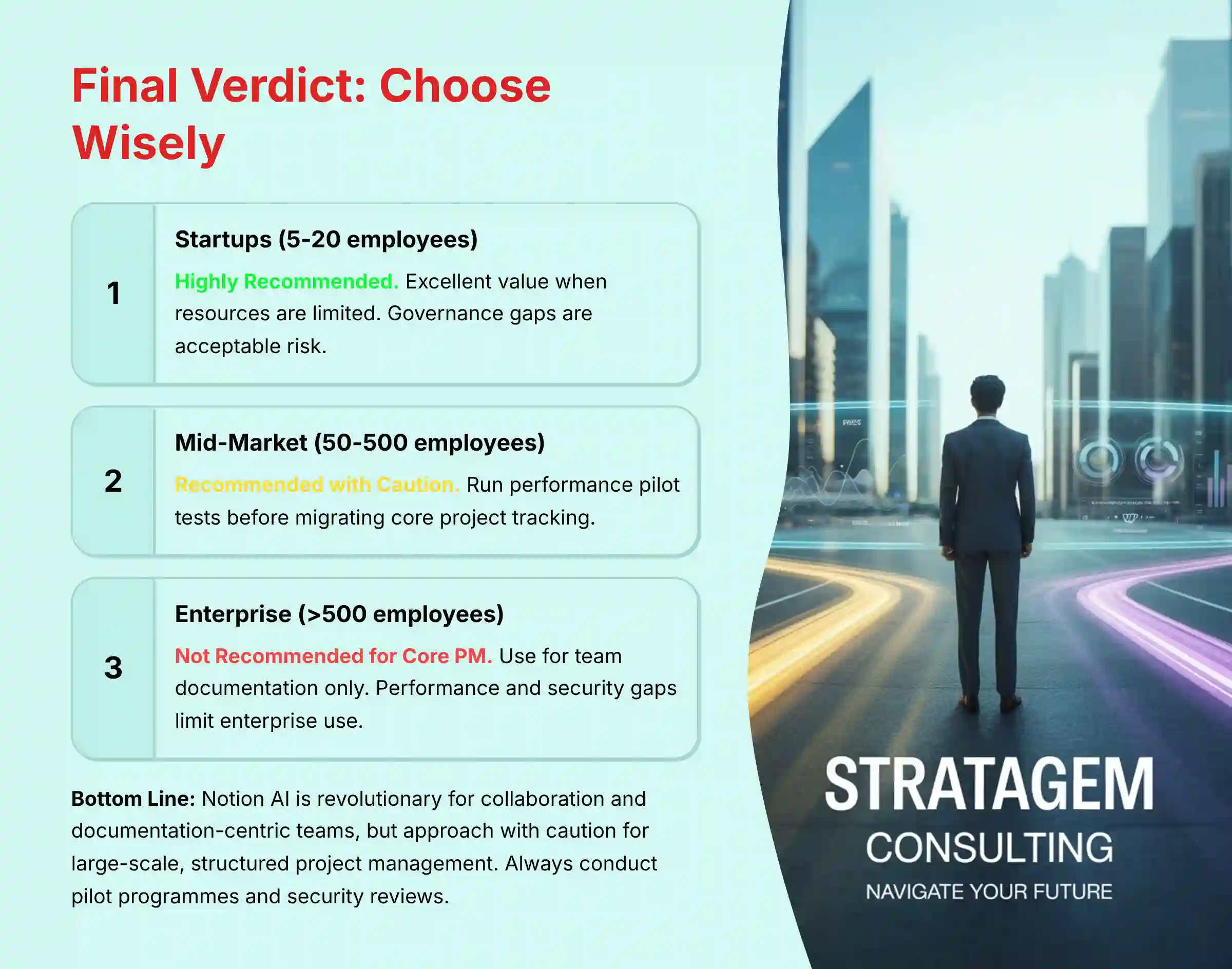 Final Verdict - Choose Wisely