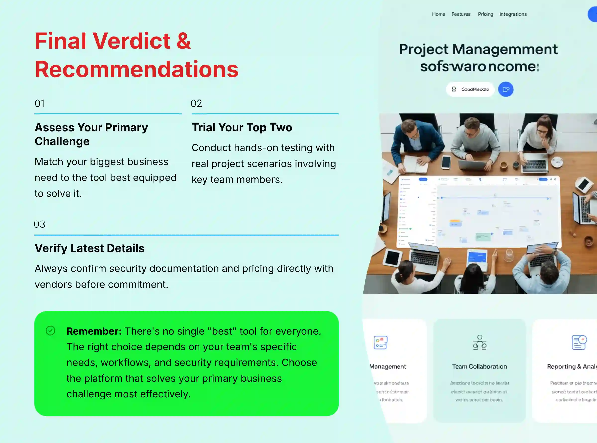 Final Verdict and Recommendations