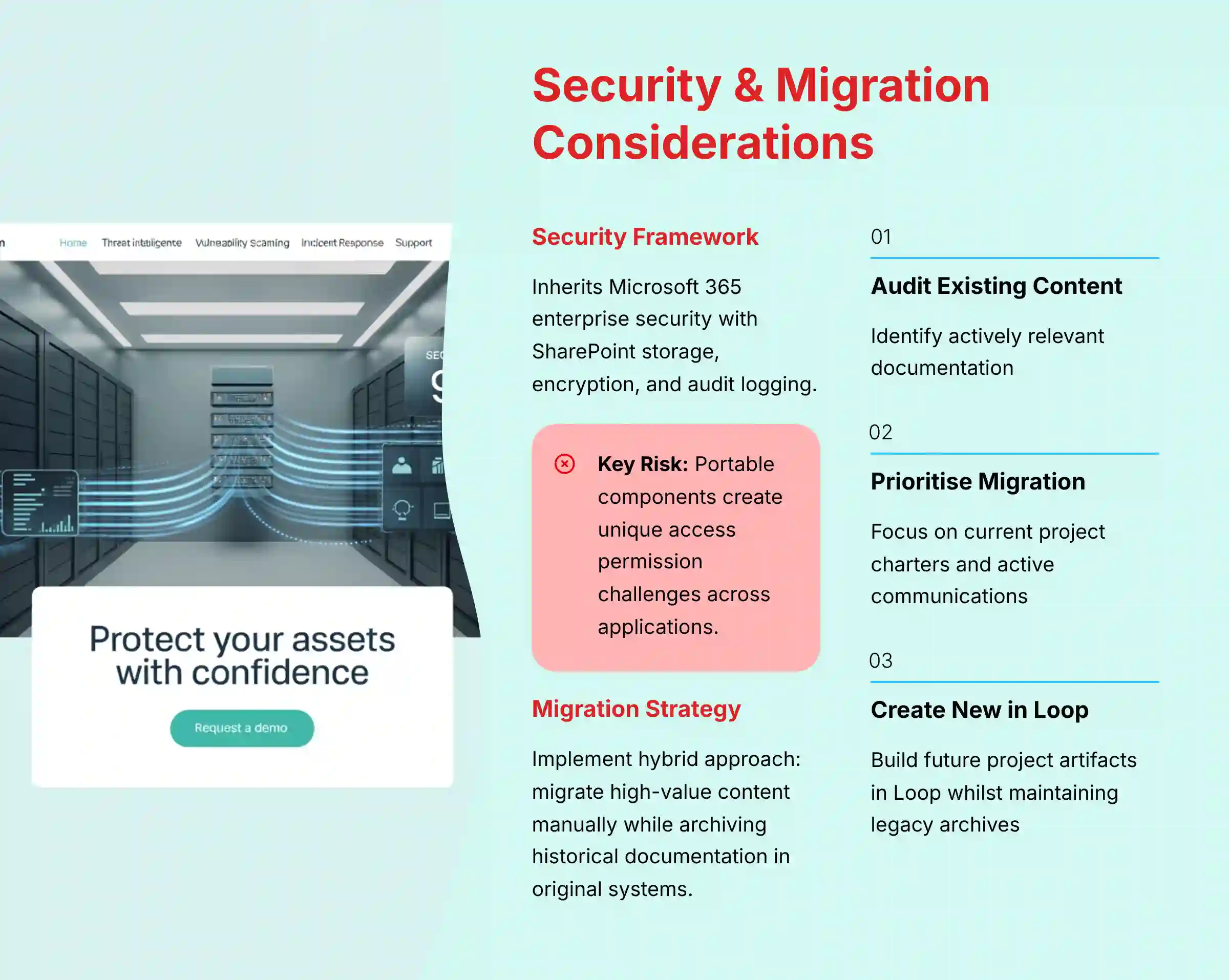 Security and Migration Considerations for Microsoft Loop implementation