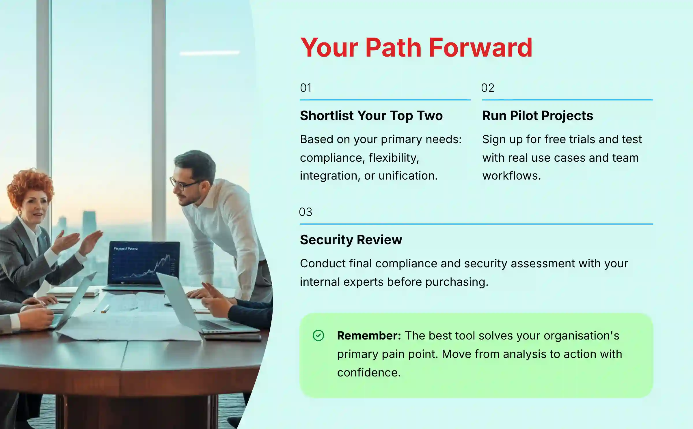 Your Path Forward