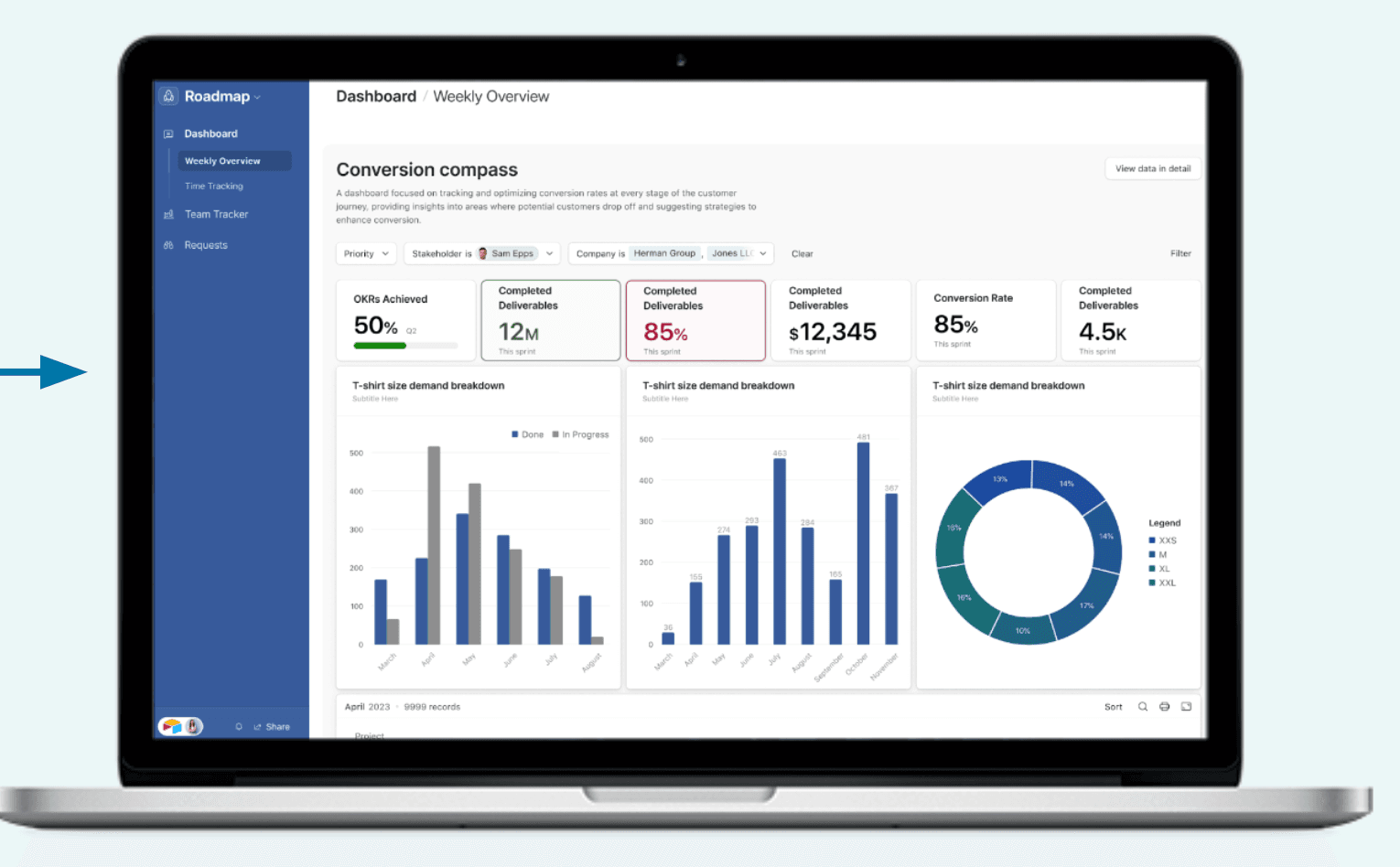 Airtable Dashboard Interface