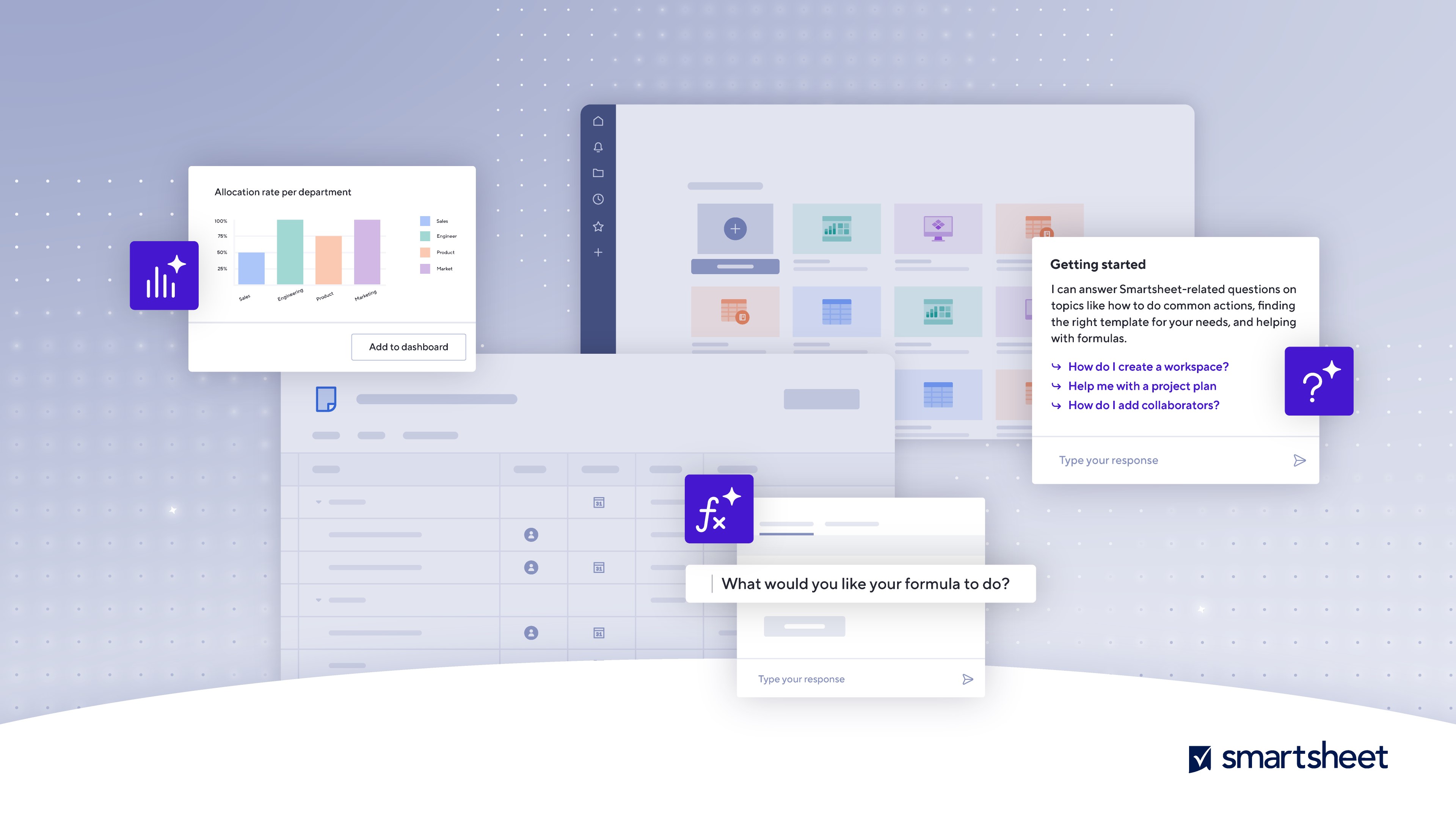 Smartsheet Generative AI Features