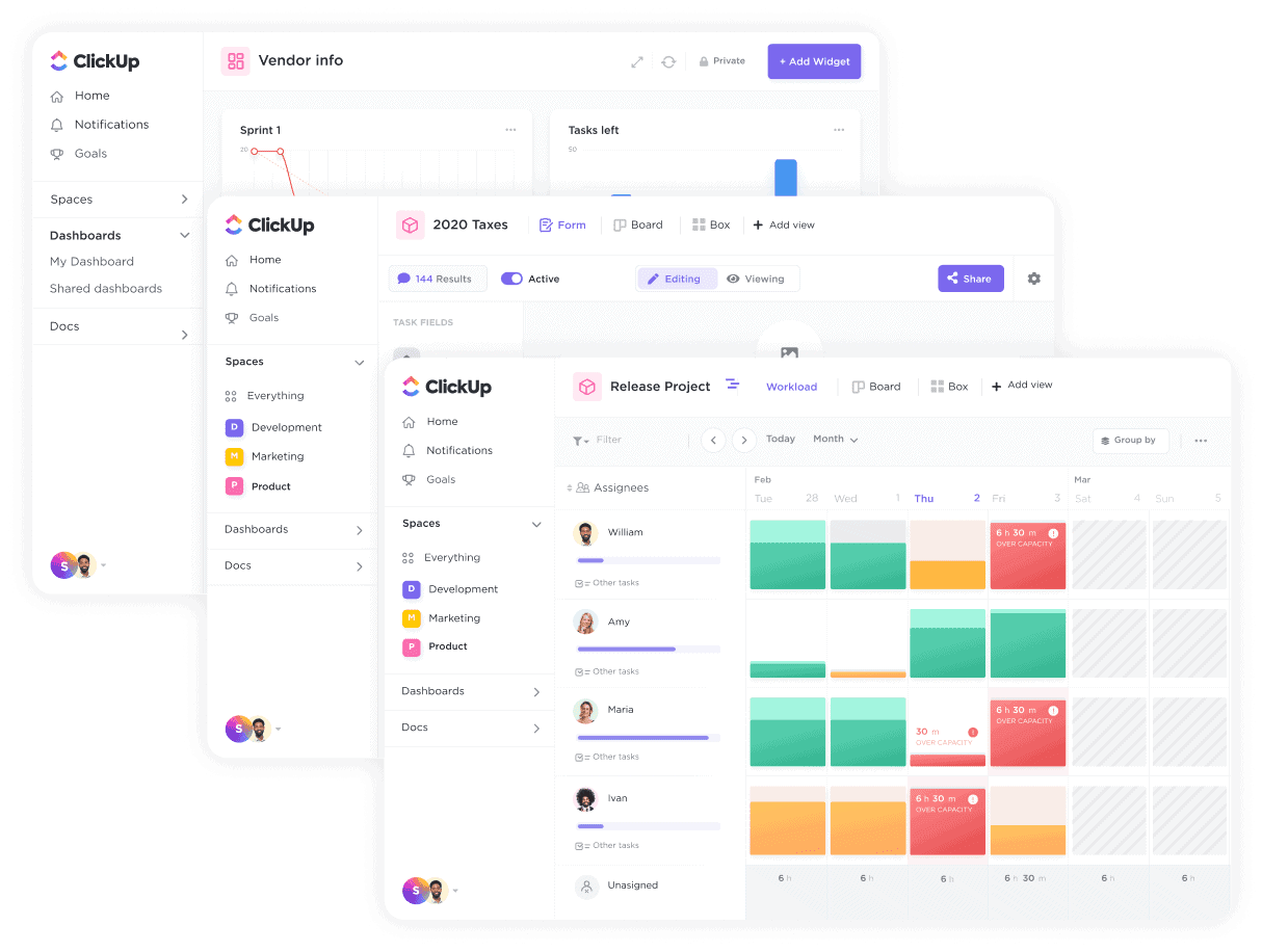 ClickUp Workspace Interface