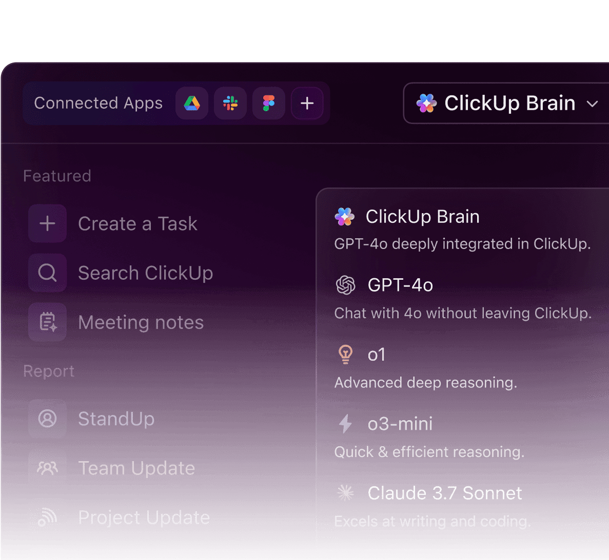 ClickUp Brain AI Features