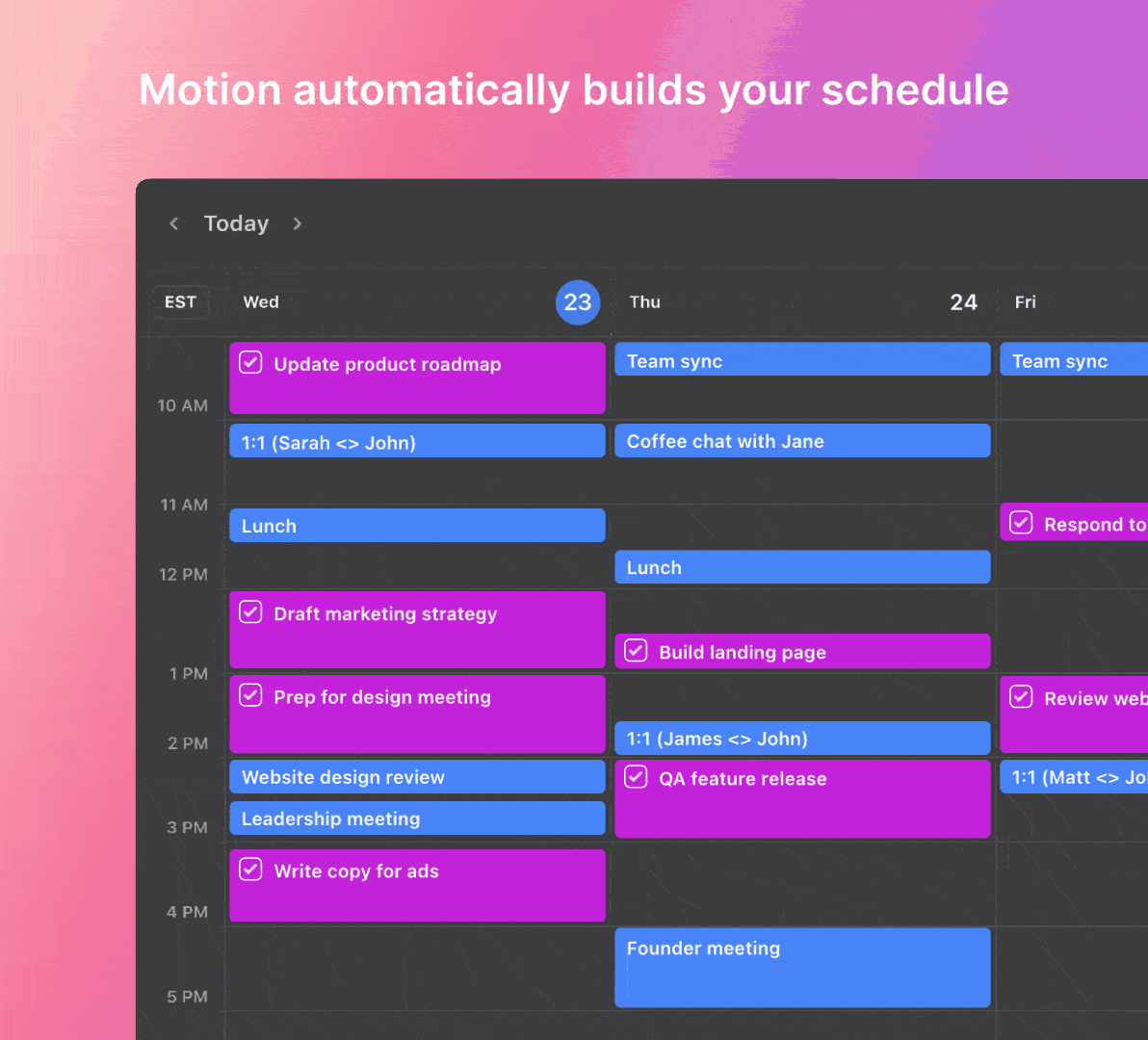 AI scheduling limitations and considerations